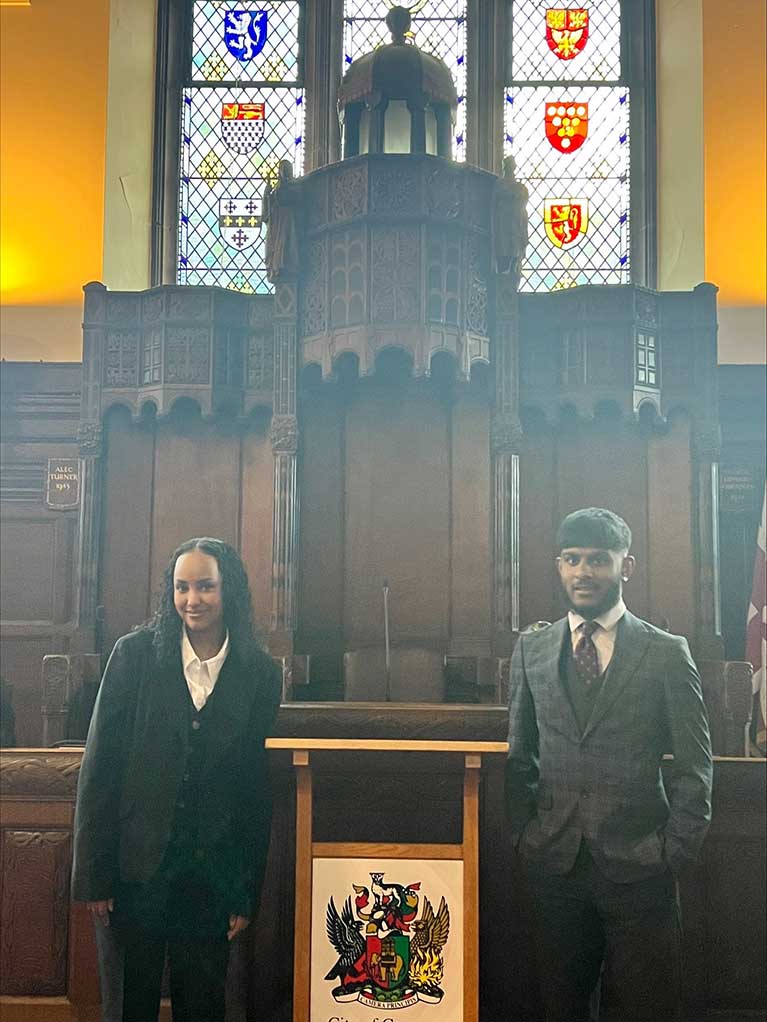 Gethushan at the Mooting competition 2024