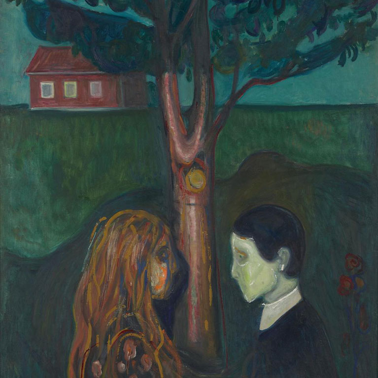 Edvard Munch, Eye to Eye (1899-1900). Munch Museum, Oslo. Photo: Munch Museum/Ove Kvavik.