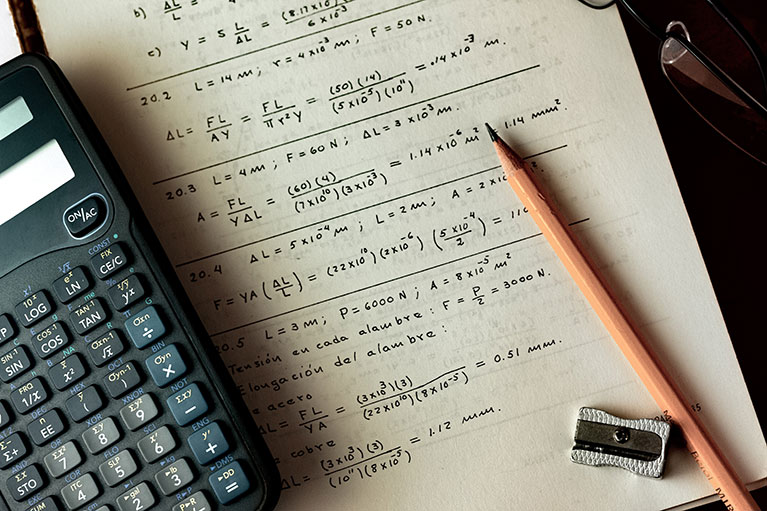 Maths on paper