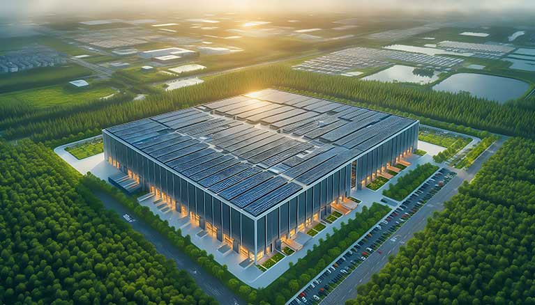 an ai generated image of a AI data centre