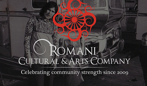 Romani cultural and arts company logo