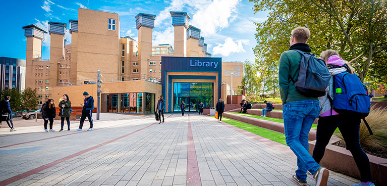 Lanchester Library entrance