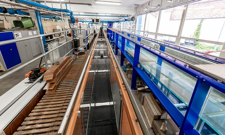 engineering room of the John Laing building