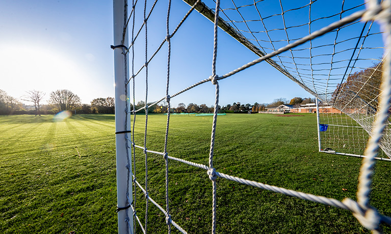 football field on a clear day