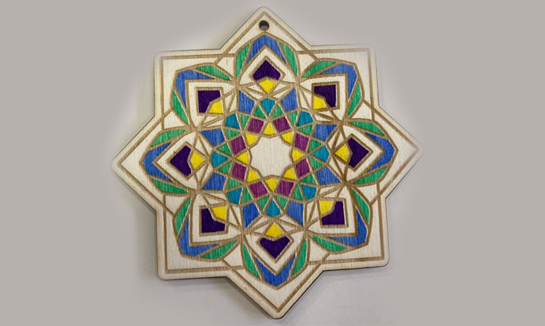 digital mandala shape