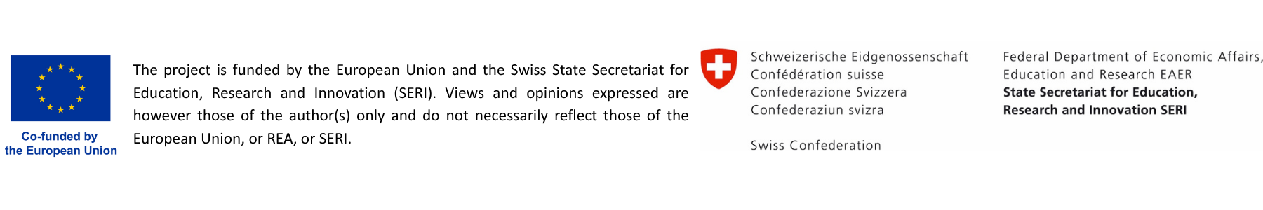 Project disclaimer Funding aknowledgement Project disclaimer Funding aknowledgement