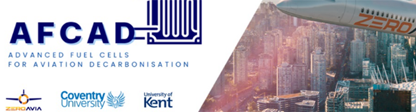 Airplane flying over buildings 