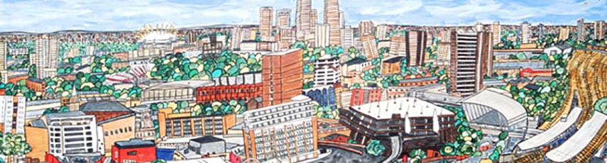 Newham Panorama Illustration