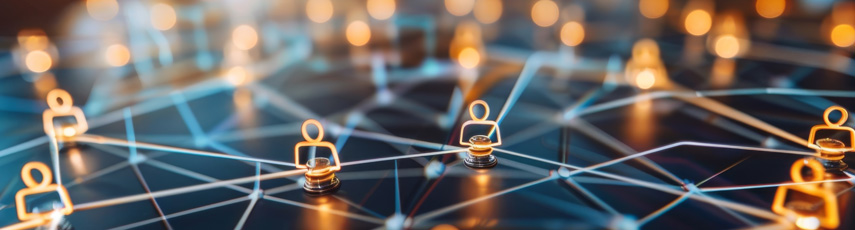 series of lights in the shape of a person connected with string