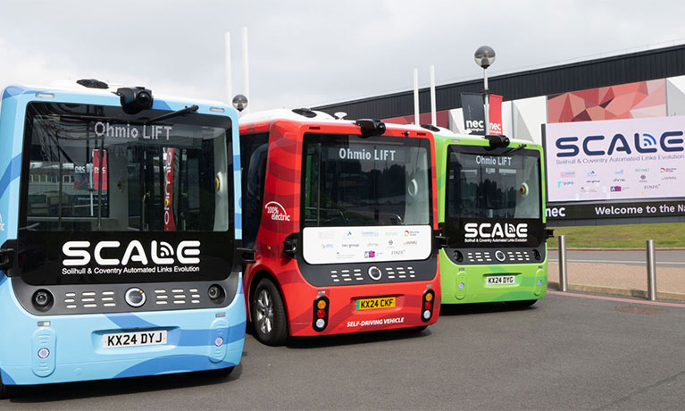 Self-driving shuttle buses