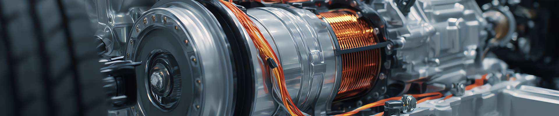 Detailed image of a electrical machine