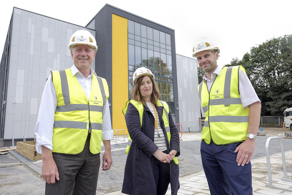 Deputy Chief Executive of York Teaching Hospital NHS Foundation Trust Mike Proctor, Head of Curriculum, Health and Education at Coventry University Scarborough Campus Kay Fraser and Provost of Coventry University Scarborough Campus Professor Craig Gaskell.