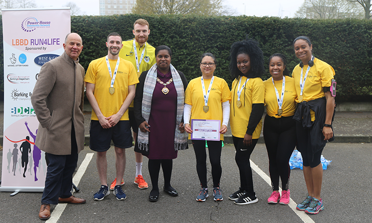 CU London staff raise money for charity in Run4Life