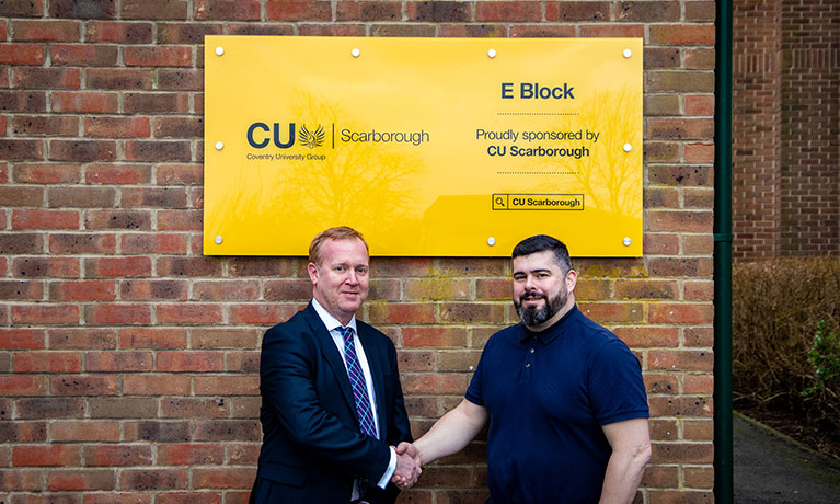 CU Scarborough sponsors local sixth form college