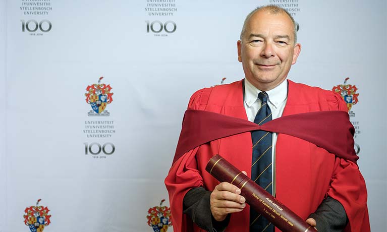 Coventry University’s VC honoured by Stellenbosch University for his leadership skills