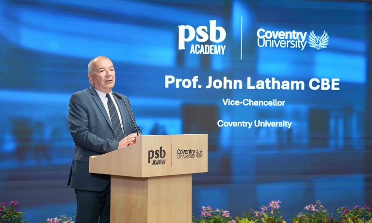 Professor John Latham CBE, Vice-Chancellor of Coventry University and Group CEO