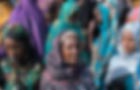 Out of focus image of people