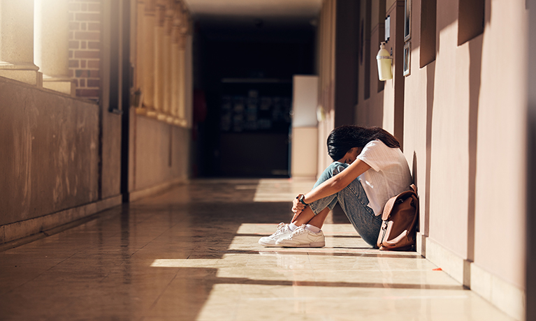 Student disappointed with grades on A-Level results day