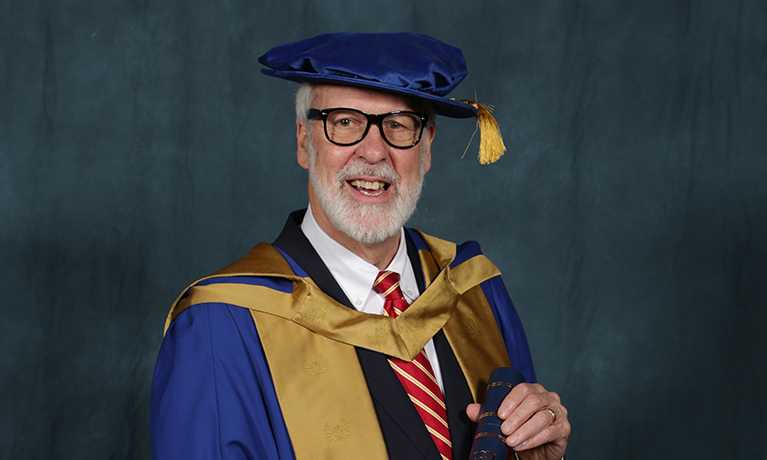 Dr Paul LeBlanc was recognised for his outstanding contribution to transforming access to higher education