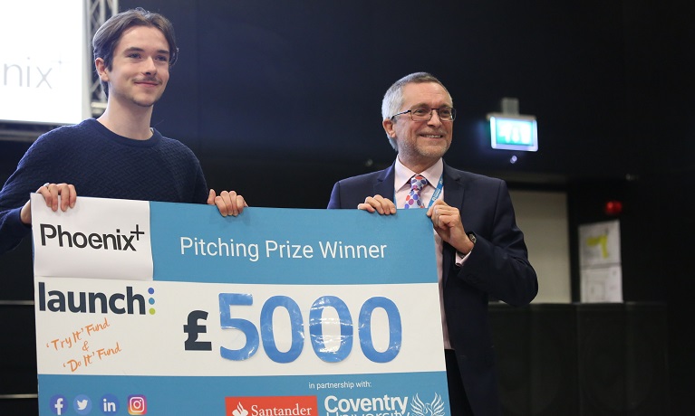 Bix Pettus and Professor Steve Galliford, Vice Provost and Deputy Vice Chancellor – Education at Coventry University