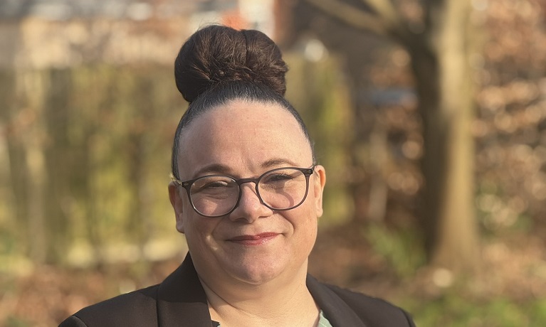 Head and shoulders of nursing associate Nicola Peach