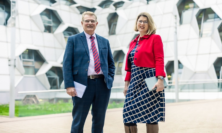 Professor Stephen Hagen and Professor Catherine Hobbs 