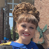 Amy King at her graduation ceremony