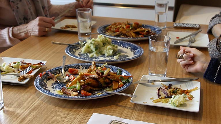 The food prepared at one of the cook-alongs included Ulster fry, spice bag and colcannon. (Credit Carol Breen)