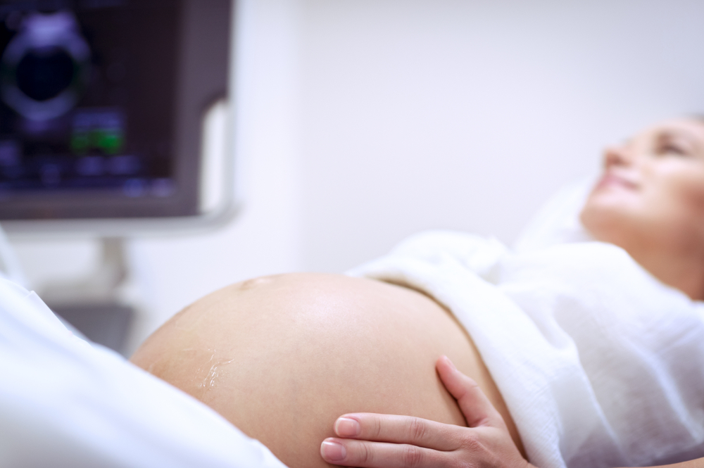 Pregnant woman attends hospital appointment